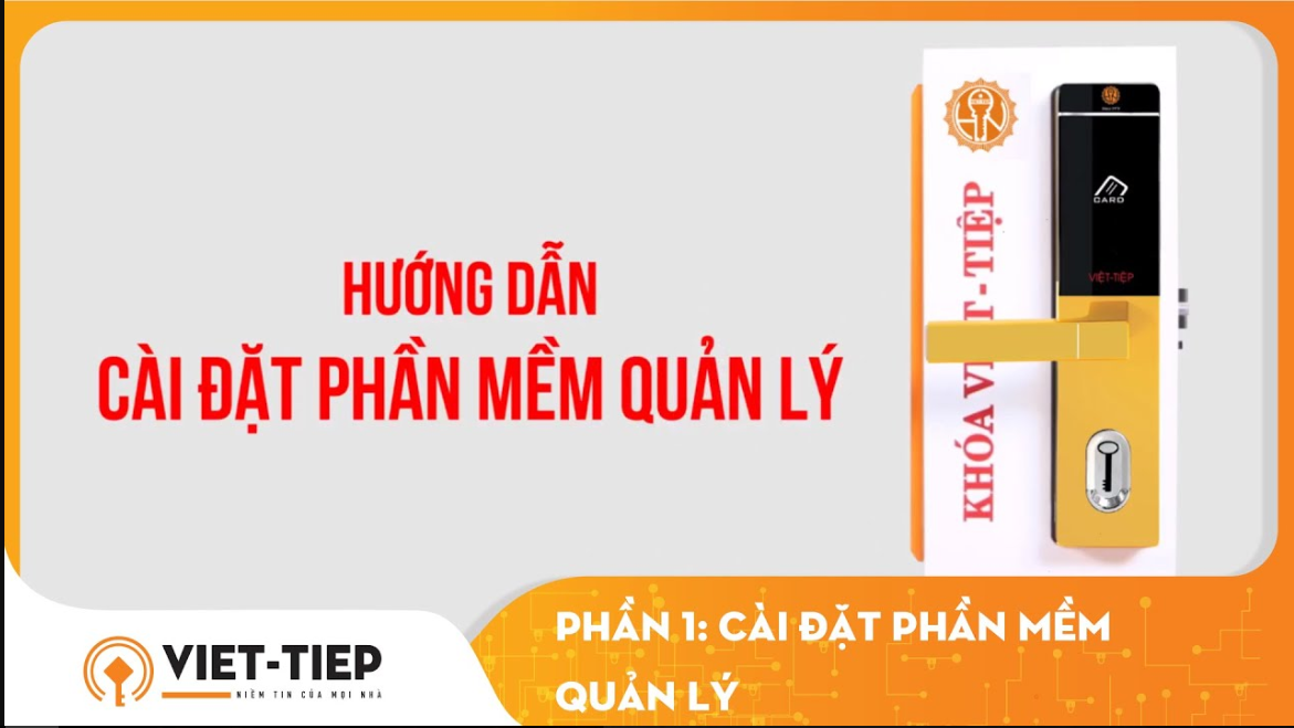 Phần 1: Cài đặt phần mềm quản lý