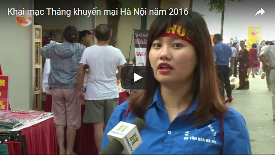 Khai mạc Tháng khuyến mại Hà Nội năm 2016